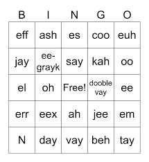 Fortunately, french has the same 26 letters as english. French Alphabet Bingo Card