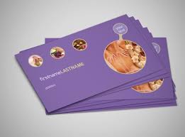 Hands holding a lotus flower. Massage Therapy Flyer Template Mycreativeshop