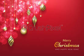 Red christmas background with snowflakes. Red Christmas Background With Sparkling Snow Effect Stock Vector Crushpixel