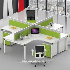 Superior Quality Cheap Melamine Panel Modern Office Computer Workstation Office Workstations Office Design Office Partition