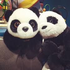 Today I Have A New Teammate Who Came From Ikea And We Soon Become Good Frineds Bao Bao Said Get Your Own Stu Panda Stuffed Animal Animal Plush Toys Panda