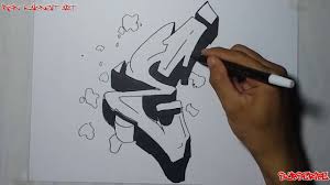 Maybe you would like to learn more about one of these? Menggambar Grafiti Huruf E Youtube