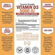 Taking too many vitamin d supplements over a long period of time can cause too much calcium to build up in the body (hypercalcaemia). Amazon Com Vitamin D3 5 000 Iu Dr Approved Vitamin D Supplement For Immune Support Healthy Mood Bone Strength With Olive Oil For Highest Absorption Gluten Free Non Gmo