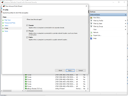 Image result for windows firewall inbound rule