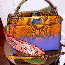 It appears on their fifth studio album oh, no! Fendi Bags Bnwb Fendi Mini Exotic Python Peekaboo Iconic Bag Poshmark