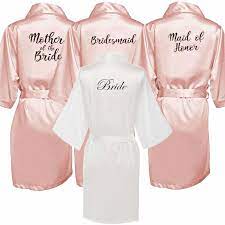 Check spelling or type a new query. Jubah Pengiring Pengantin Wanita Baru Dengan Huruf Hitam Putih Saudara Perempuan Dari Mempelai Wanita Hadiah Pernikahan Jubah Mandi Kimono Satin Jubah Jubah Aliexpress