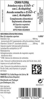 Solgar Cran Flora with Probiotics Plus Ester-c Vegi