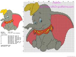 Animal cross stitch patterns are unique designed. Disney Dumbo Flying Elephant Cross Stitch Pattern 100 X 100 Stitches 9 Dmc Threads Free Cross Stitch Patterns Simple Unique Alphabets Baby