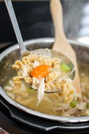 When you're sick what's the only thing you want? Instant Pot Chicken Noodle Soup Domestic Superhero