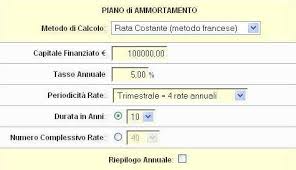 Applicazione Online Per Il Calcolo Del Mutuo