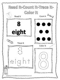 Big and bold letters with dotted lines makes it easy to trace. Number 8 Worksheets Teachers Pay Teachers