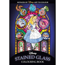 Christian cathedrals stained glass coloring book: Disney Stained Glass Colouring Book Toys Gadgets Zing Pop Culture