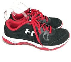 Black And White Under Armour Shoes Under Armour Boys Youth Sneakers Micro G Trainers Black Red Size 5y Running Shoe Underarmour Casualtrainers Kids Wear Sneakers Boys Wear