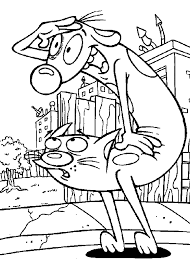Download and print these catdog coloring pages for free. Christmas Dog And Cat Coloring Pages Novocom Top