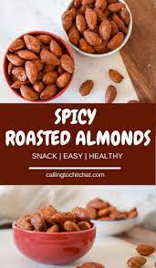 Sriracha Roasted Almonds Recipe Roasted Almonds Almond Recipes Sriracha Almonds Recipe