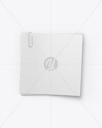 Download Note Paper Mockup In Stationery Mockups On Yellow Images Object Mockups PSD Mockup Templates