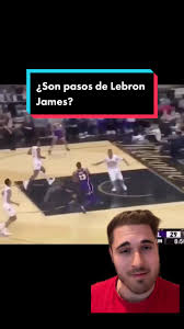 ¡Menudos pasos de Lebron James! #nba #foryoupage #fyp #baloncesto  #nbaleague #lebronjames #lakers #nbaespana