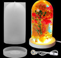 Amazon.com: 3 Pcs Large Spherical Cylinder Light Resin ...