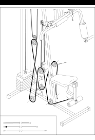 weider home gym cable diagram weider pro 9940 system 831