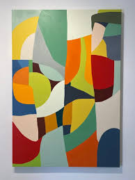 From the corner, a little vintage eskimo fan blows cool air directly at her. House Party Paintings By Erica Hauser Ann Street Gallery