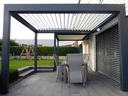 Pergolas are constructed of commercial grade extruded aluminum and will never rust. Alu Lamellenterrassendach