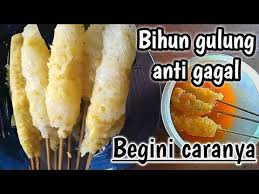 Telur gulung ini punya 5 cabang karena sambalnya unik | pontianak street. Cara Bikin Bihun Telur Gulung Youtube
