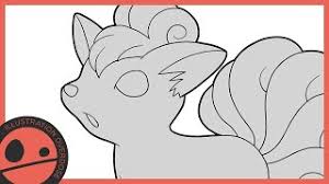 This took a hour to color the picture and i narrowed it down to a speed. How To Draw Pokemon 037 Vulpix Cute766