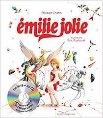 Emilie est une petite fille aux yeux bleus. Emilie Jolie Livre Cd Les Histoires French Edition Chatel Philippe Puybaret Eric 9782017025122 Amazon Com Books