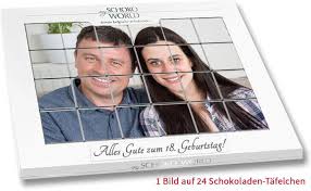 Geschenke Zum 18 Geburtstag Aus Schokolade Mit Fotos Personalisieren My Schoko World