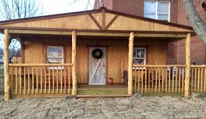 Maybe you would like to learn more about one of these? This Country Front Porch Was Constructed To Camouflage A Large Hvac Unit Located Directly Behind It Th Country Front Porches Building A Deck Deck Construction