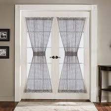 Su forma de u abraza el vidrio de espesor entre 4. Cortinas Para Puertas De Cocina Para Decorar El Interior