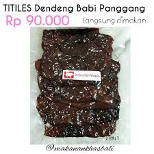We did not find results for: Makanan Khas Bali Titiles Dendeng Babi Panggang Harga Rp 90 000 Langsung Bisa Dimakan Tidak Perlu Dipanggang Lagi Atau Dipanasin Lebih Enak Makan Pake Nasi Panas Dendeng Panggang