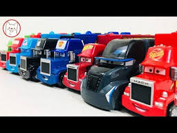 learn english colors with cars friends from the disney trucks mac truck tomica video for children youtube カーズ ディズニー 子供向け 子供