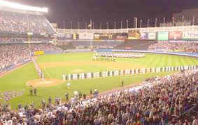 Giuliani sat in the second row directly behind home plate, donning a yankees hat at times. September 25 2001 Yankees Return To Yankee Stadium After 9 11 Society For American Baseball Research