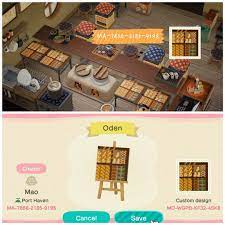 Alright so nook offered the furniture customization workshop, and before i got the chance to do it i ended up upgrading the nook resident tent to a building, making the workbenches disappear. Acnh Custom Design Codes S Instagram Photo Onsen Tray Pattern For Outdoor Table Furniture Designed By Animal Crossing Pc New Animal Crossing Animal Crossing