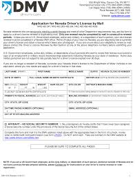 Use this form to apply for tax relief under the county's tax relief program for seniors and people with disabilities. Form Dmv 204 Download Fillable Pdf Or Fill Online Application For Nevada Driver S License By Mail Nevada Templateroller