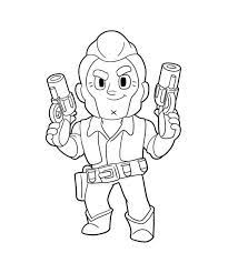 Desene din creion brawlstars colt. Edgar Din Brawl Stars De Colorat Novocom Top