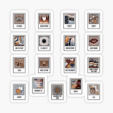 Harry Styles Polaroid Stickers In 2020 Aesthetic Stickers Print Stickers Pop Stickers