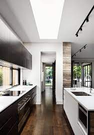 A Contemporary Monochromatic Home In Melbourne By Sisalla Interior Design Modern Kitchen Design Interior Design Kitchen Modern Home Interior Design