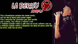 Nacio del dolor,se fue detras de una canción,ella cantaba para engañar a su propio dolor 🎶🎶. La Beriso Dicen Descartando Miserias Letra By La Beriso Lyrics