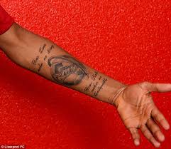 After we uncovered one of the best liverpool fc tattoos ever. Your Hate Makes Me Unstopable Liverpool S Rhian Brewster Tattoo Typo Daily Mail Online