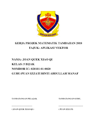 Ia dilaksanakan diluar waktu pengajaran rasmi iaitu waktu hujung minggu atau waktu cuti persekolahan. Contoh Jawapan Kerja Projek Matematik Tambahan 2018 Sakk Opk