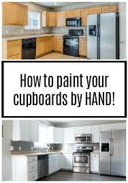 Tutorial How To Paint Cupboards By Hand Painted Cupboards Kitchen Remodel Kitchen Renovation