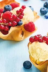 Tulipes En Biscuits Alimentation Dessert Biscuits