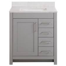 The gray frame with a bead board design evokes the modern charm of a country cottage and pairs perfectly with bead board walls and a variety of paint colors. 9 Best 30 Inch Bath Vanity Ideas Vanity Bath Vanities Bathroom Vanity