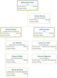 Fair Labor Standards Act Organizational Chart Guide Org