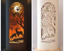 Butterfly Cat Table Lamp Etsy In 2020 Lamp Table Lamp Tree Table