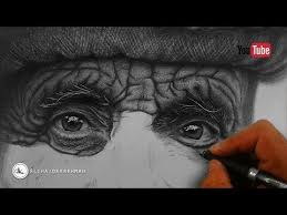 Hyperrealism Speed Drawing Of An Eyelid Old Man Portrait Youtube Old Man Portrait Male Portrait Hyperrealism