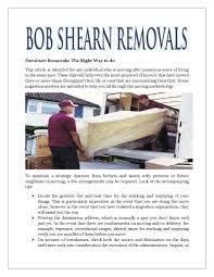 Furniture Removals The Right Way To Do Furniture Removal How To Memorize Things Removalist