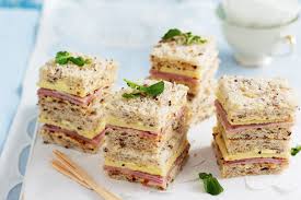 Ham Vintage Cheddar And Tomato Chutney Sandwiches Recipe High Tea Sandwiches Tea Sandwiches Tea Party Sandwiches